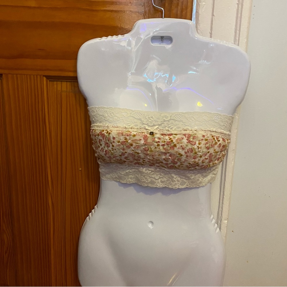Y2K Guess Floral Lace Bralette Bandeau